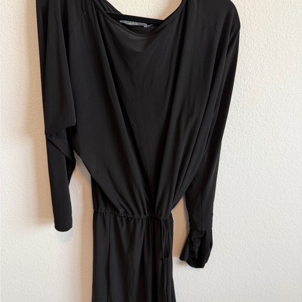 Abi Ferrin Black Long Sleeve Dress